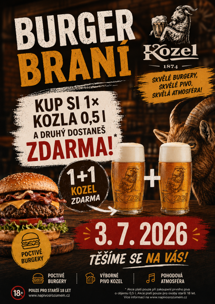 Burger Braní Kozel 1+1