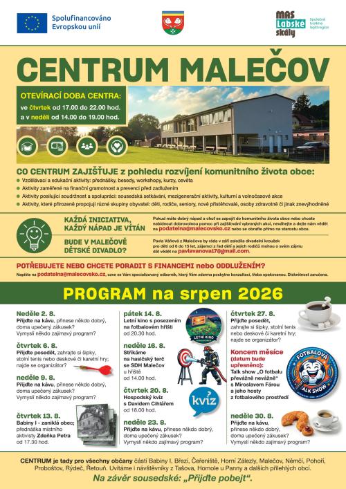 Program na srpen 2026